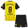 Original Trikotsatz Borussia Dortmund F. Nmecha 8 Heimtrikot 2024-25 Für Kinder